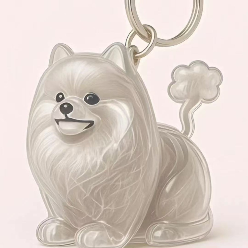 Pet Grooming - Cartoon Hondenvormige Hondenhaar Opbergdoos Transparant DIY