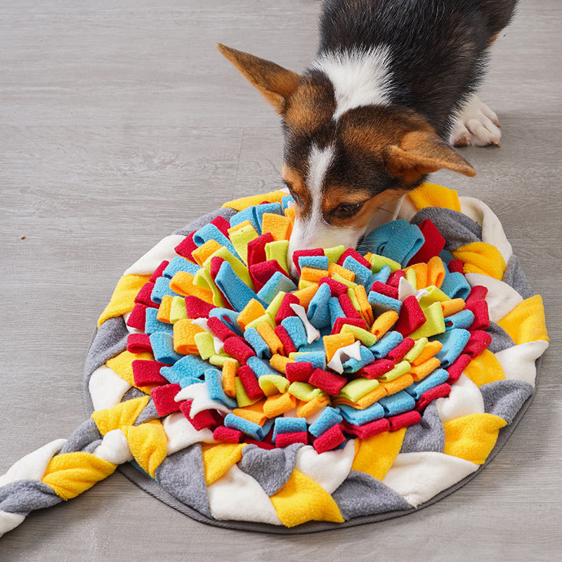 Dog Puzzle Feeder Toy - Honden Snuffelmat Verrijking Voeden en geurtraining