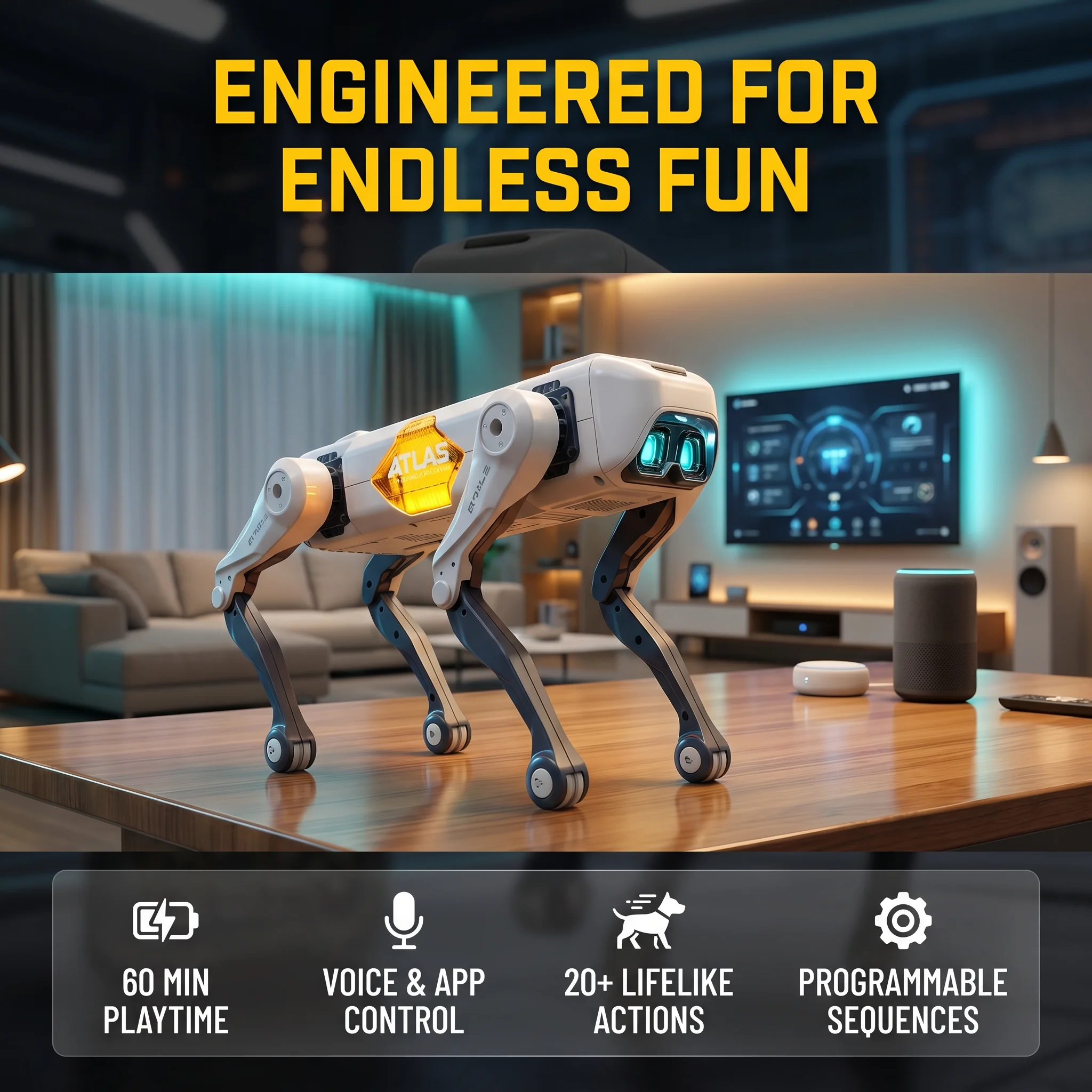 Dog Toys - AI Slimme Robot Hond, Spraak- &