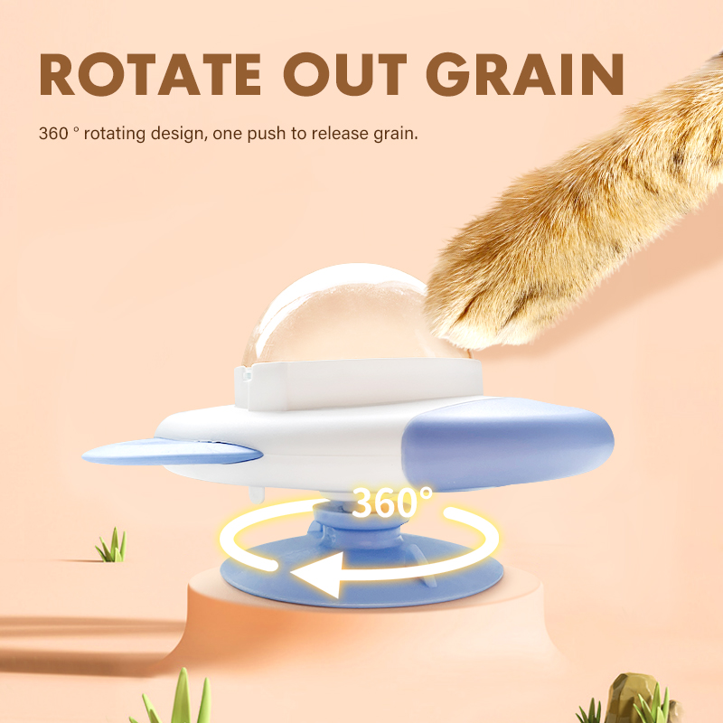 Raketvormig roterend katten- e - Dog Puzzle Feeder Toy recensie en prijs