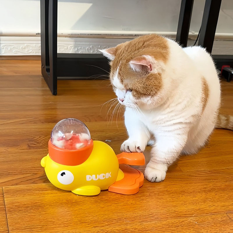 Gele eendvormige interactieve  - Dog Puzzle Feeder Toy recensie en prijs