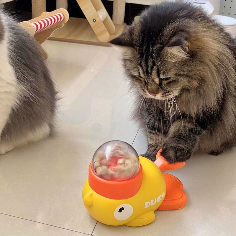 Gele eendvormige interactieve  - Dog Puzzle Feeder Toy recensie en prijs