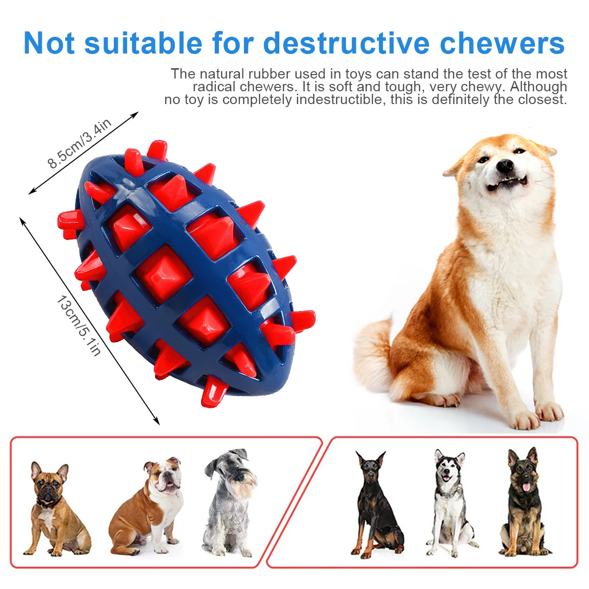 1/2 Stuks Piepend Hond Kauwspe - Interactive Squeaky Plush Dog Toy recensie en prijs