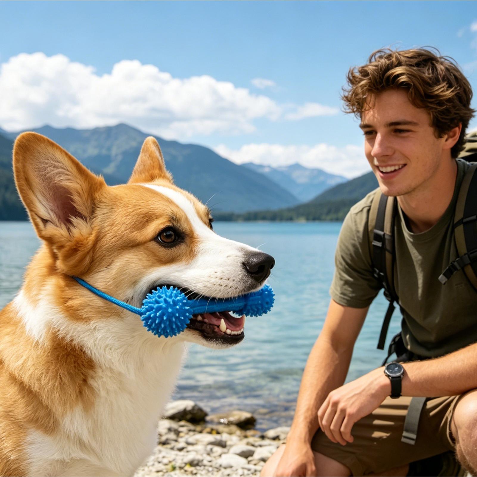 Hondentanden speelgoed kauwsto - Interactive Squeaky Plush Dog Toy recensie en prijs