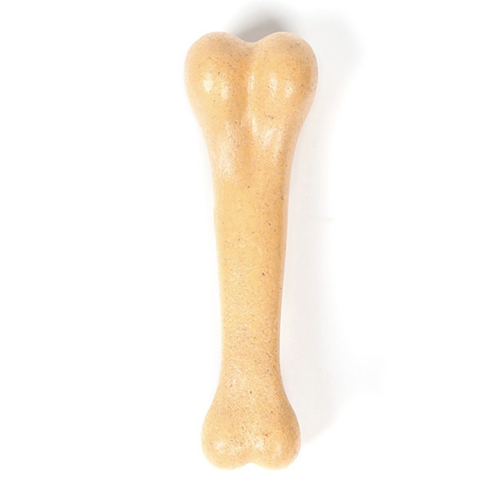 Botvormig kauwspeeltje met run - Teeth Cleaning Dog Chew Bone recensie en prijs