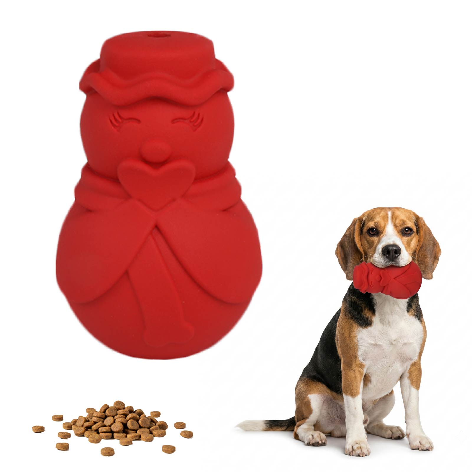 Sneeuwpop Hondenspeelgoed, Int - Rubber Treat Dispensing Dog Toy recensie en prijs