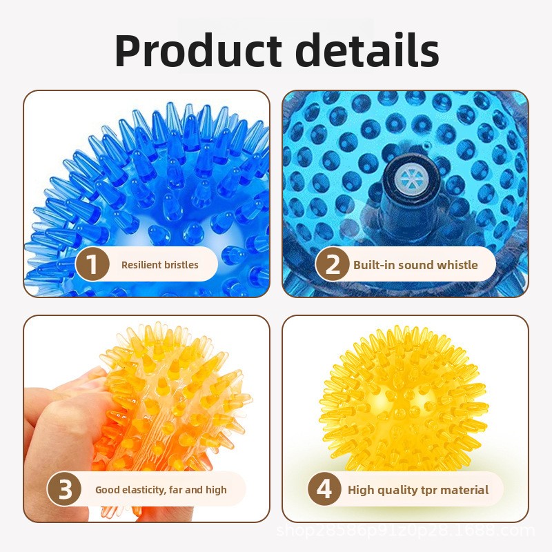 Hoog-elastische TPR piepende,  - Indestructible Dog Chew Toy recensie en prijs