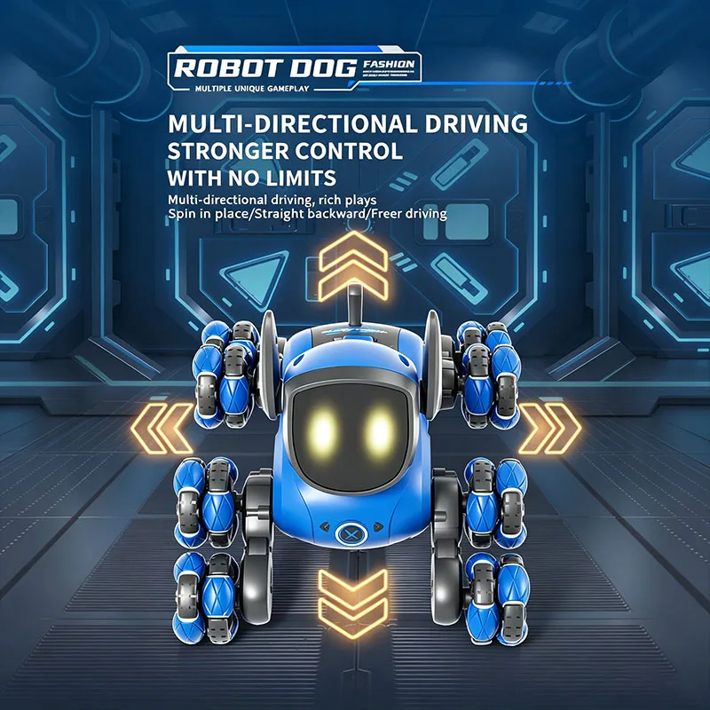 JJRC Q200 2026 RC Robot Stunt  - Interactive Squeaky Plush Dog Toy recensie en prijs