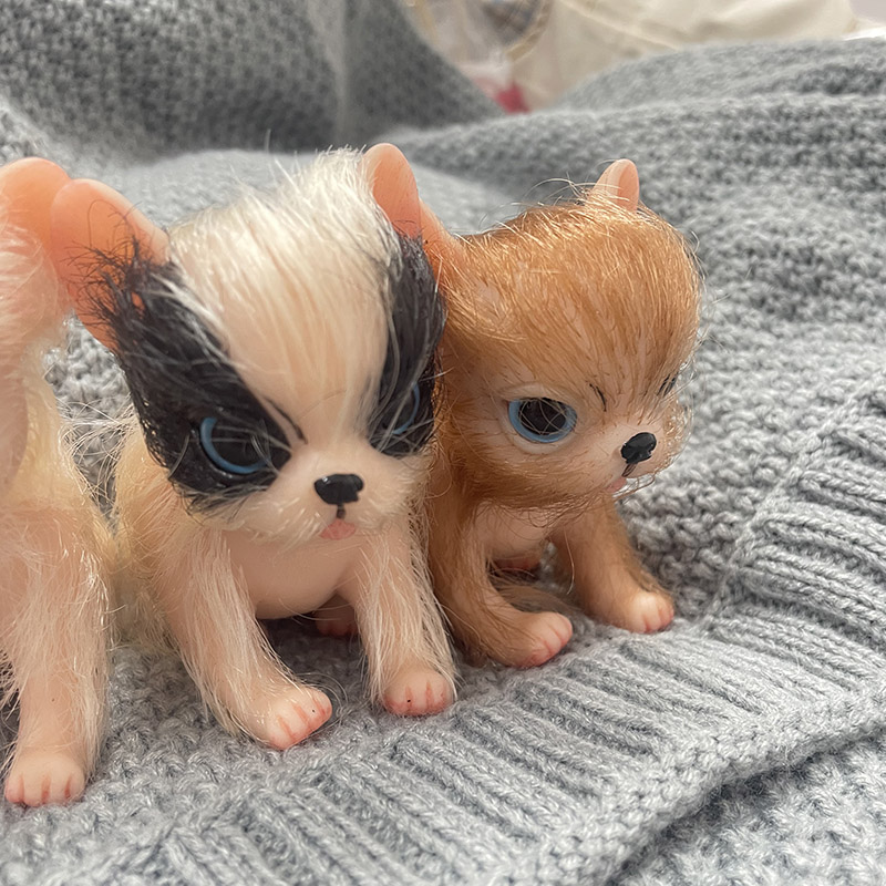 5 inch siliconen mini-dieren C - Interactive Squeaky Plush Dog Toy recensie en prijs