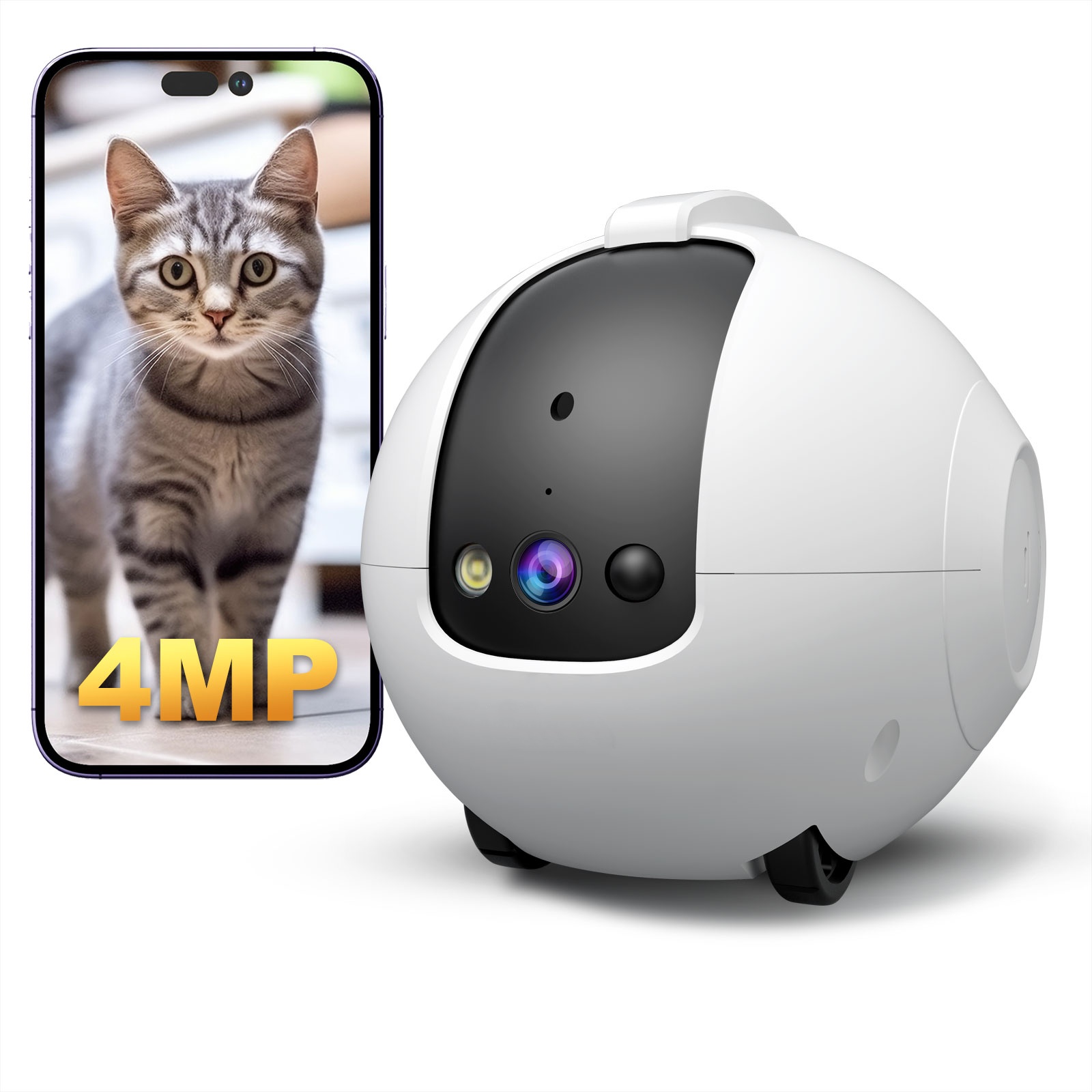 Huisdiercamera Robot 4MP Huisd - Dog Toys recensie en prijs