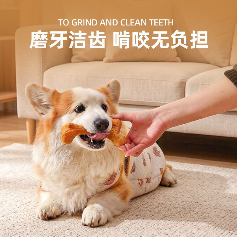Hondenspeelgoed TPR Duurzaam k - Teeth Cleaning Dog Chew Bone recensie en prijs