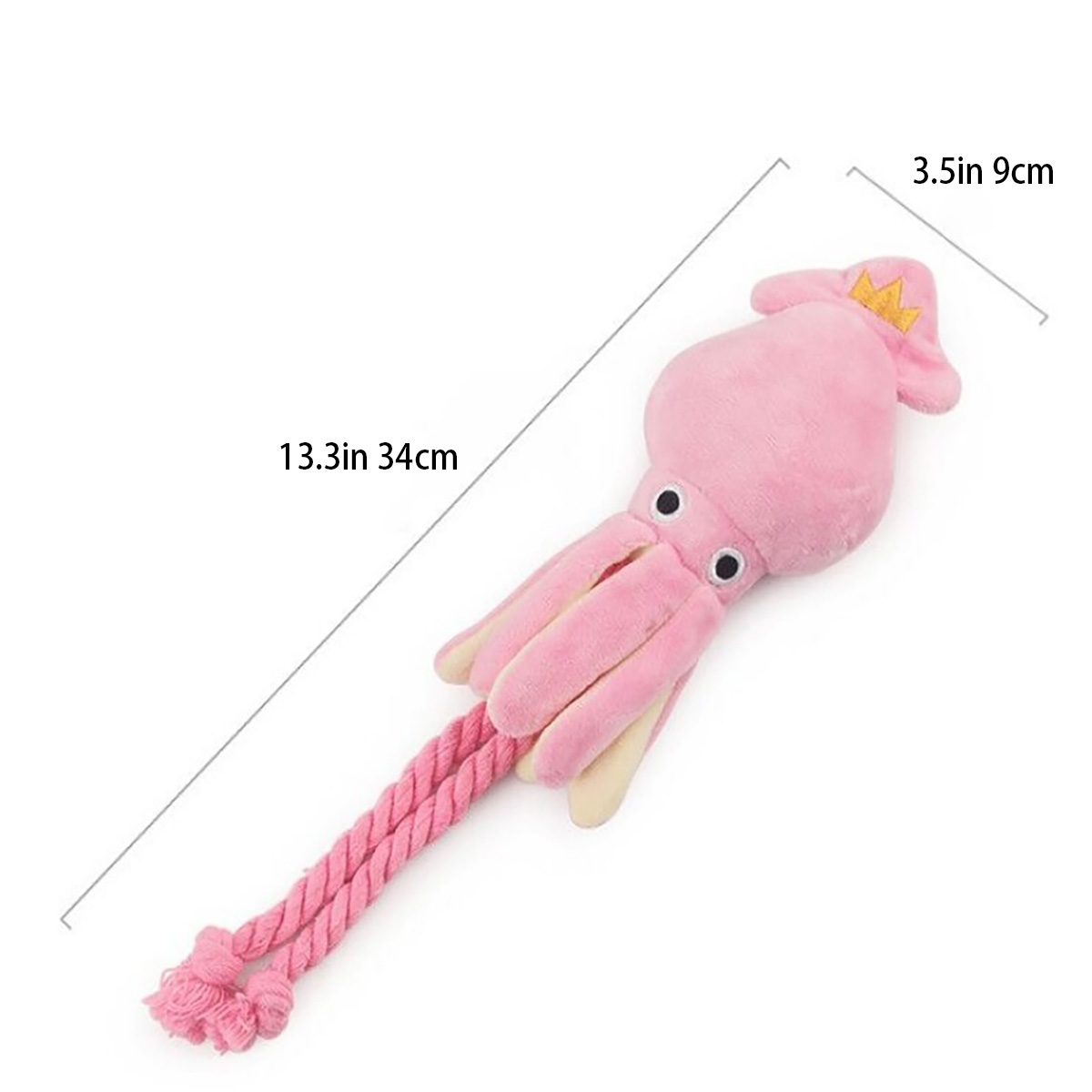 Supet Pet Octopus Pluche Rope  - Indestructible Dog Chew Toy recensie en prijs