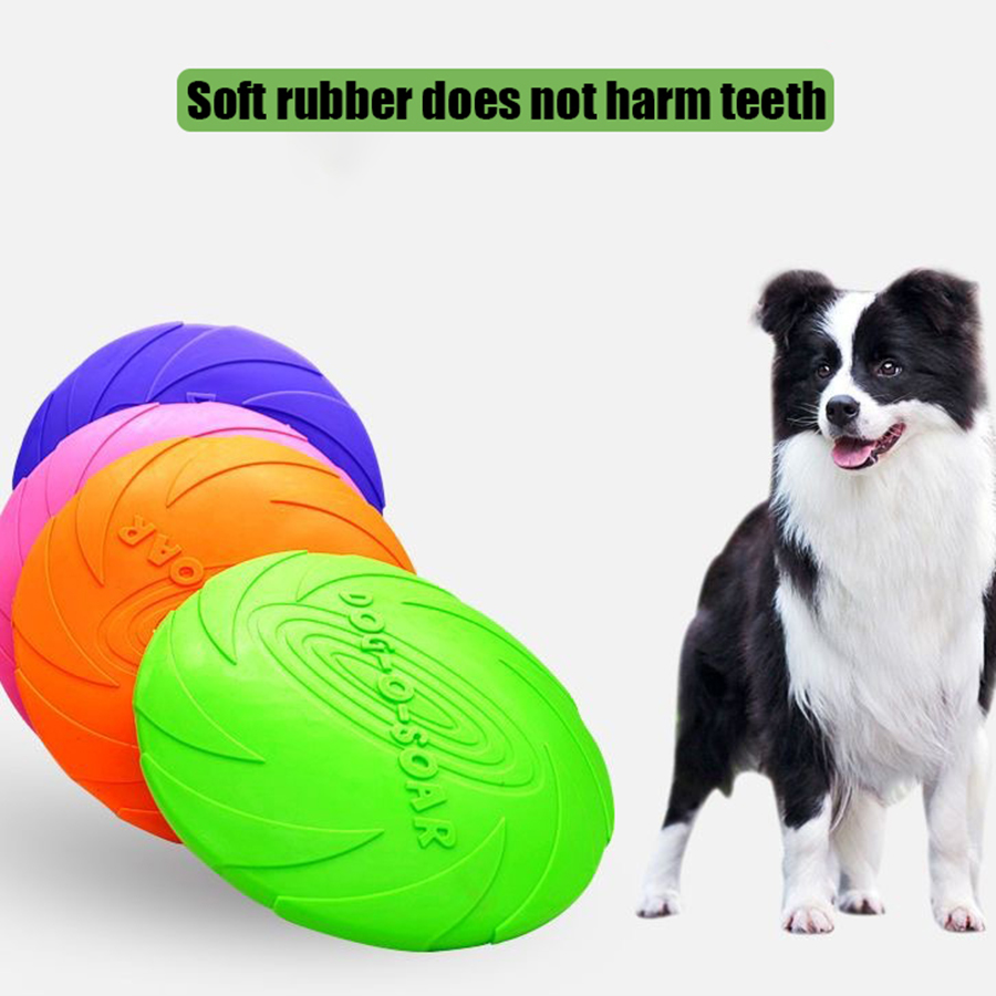 Grote Hond Gouden Vacht Huisdi - Flying Disc Dog Training Toy recensie en prijs